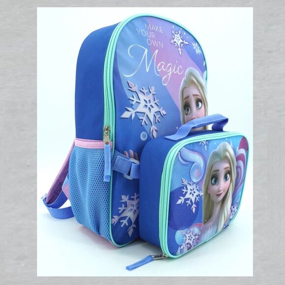 Disney Frozen Backpack With Lunch Bag - Picture 2 of 3